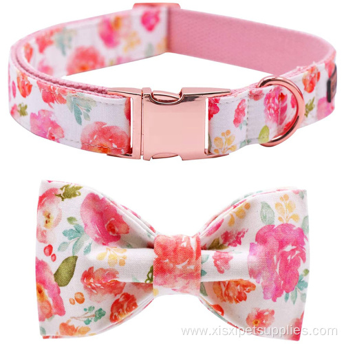 OEM Accept Adjustable Dog Collar and Bowtie Custom